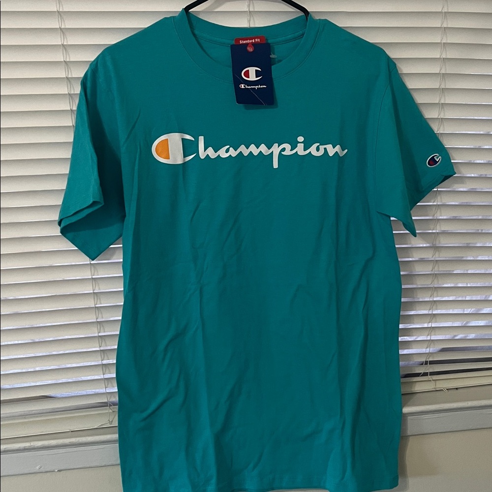 Champion Aqua Blue T-Shirt